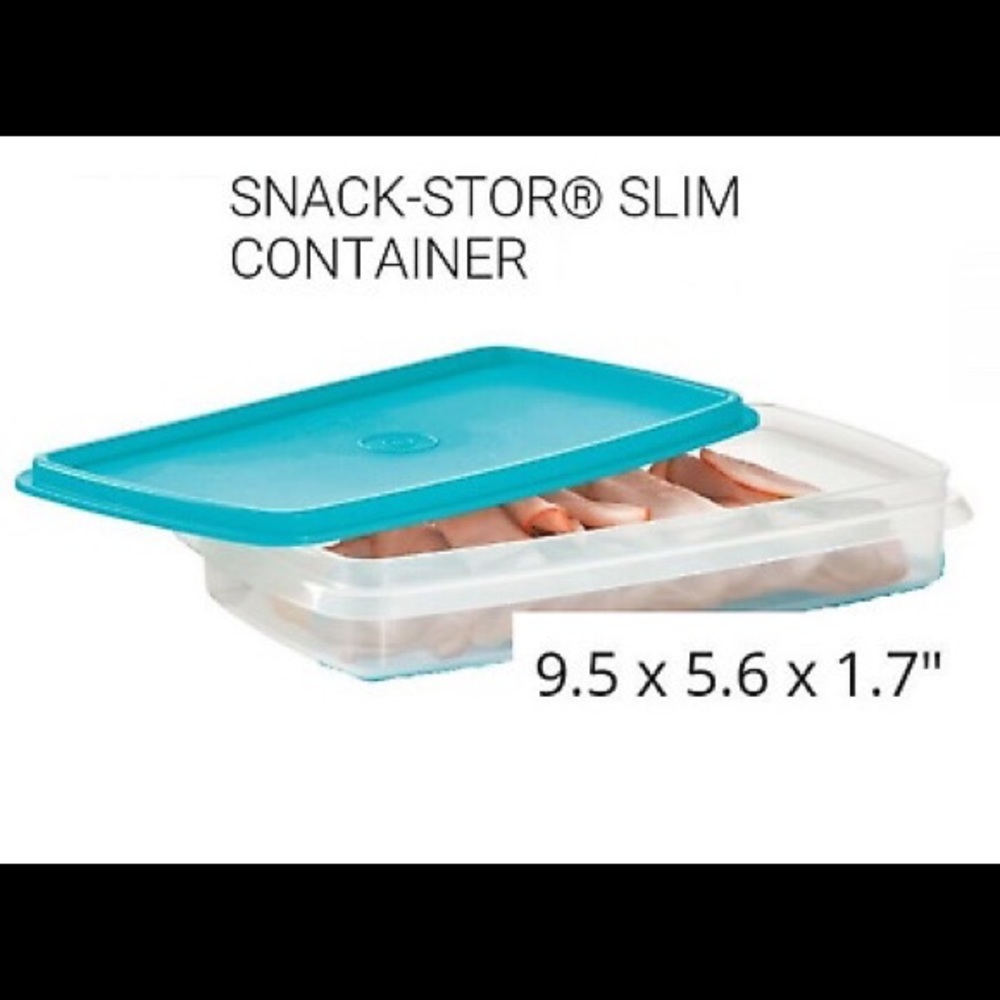 Tupperware Slim Container in Mint